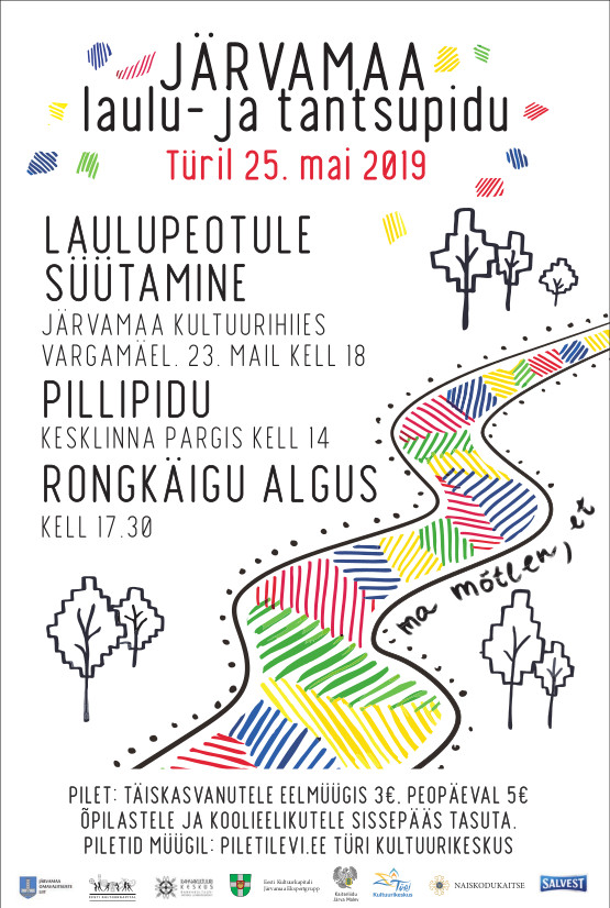 Järvamaa laulu- ja tantsupidu plakat